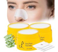 Lu-elle Nose Plants Pore Strips,Blackhead Remover with 60 Pcs Strips,Black head Remover Peel off Mask,Deep Cleansing Pore Strips,Nose Plants Pore Cleanser Purifying Face Mask for Nose & Face (3 Pcs)