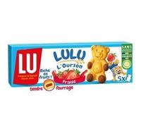 LU Lulu L'Ourson Strawberry Filled Biscuits, Fraise Flavour