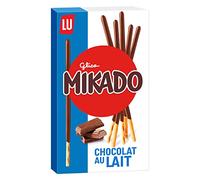 LU Mikado Milk Chocolate Sticks, Classic French Biscuit Sticks Coated in Smooth Chocolat Au Lait 39 g (Pack of 1)