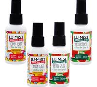 Lu-Mist Toilet Bowl Spray Set, Candy Blast and Melon Splash Fragrances, 60ml, 4-Pack