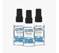 LU•MIST Toilet Spray 3 Pack - 60ml Each - 180ml Total - Bathroom Odour Eliminator (Fresh Linen)