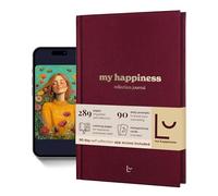 LU My Happiness Daily reflection diary for women with prompts, metaphorical maps, colors and exercises - Gratitude, Mindfulness & Mental Health Guided Journal