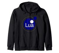 Lua Logo Lua Programming Design for Lua Programmers Zip Hoodie
