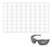 LUAATT 80 Pieces 20mm Semi-Transparent Dot Patch for Shooting Glasses,Essential Accessories to Overcome Cross-Eye Dominance and Improve Accuracy