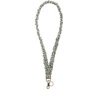 LUAATT Cute Scrunchie Lanyard for Women,Aesthetic Elastic Lanyard for ID Card Holder and Wallet Strap, Trendy and Durable Neck Lanyard for Teachers, Nurses(Green Lattice)