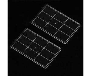 LUAATT Rule of Thirds Photography Composition Viewer Finder,2 Pack Portable Enhance Photography/Painting/Drawing View Finder,Credit Card Size