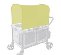 LUAATT Stretchy Panoramic Canopy Compatible with Wonderfold Stroller Wagons W2/w4 All Model,Sun Shade and Protection for Riders(Olive-Green)