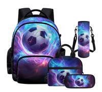 Luarisgur School Backpack Girls Backpack with Lunch Box Set 4 in 1 Large Capacity Elementary School Backpacks for Girls