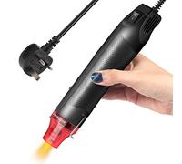 Luatuer Heat Gun, Mini Hot Air Portable Multi-Function Hand-held Electric Tool for DIY Craft Embossing, Shrink Wrapping, Drying Paint & Phone Repair, Black997, 5.2 x 8.4 x 26.8 cm