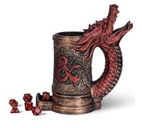 Luazuri Dice Tower Mug Dice Rolling Tray Comes with 7 PCS Dice Set