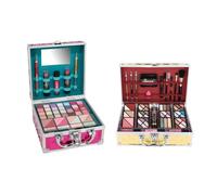 Vegan Makeup Vanity Case Love Urban Beauty Luxe Gold Touch Travel Gift Set 73pc