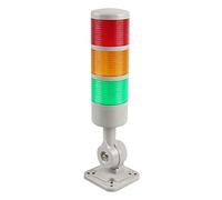 LUBAN 3-Layer Industrial Signal Tower Stack Lights, 12V/24V DC, Red/Yellow/Green, IP54 Rated, 100000 Hr LED Lifespan, Rotatable Base, Surface Mount, Street Lighting