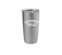 Lubbock Texas USA Flag Souvenir Stainless Steel Insulated Tumbler