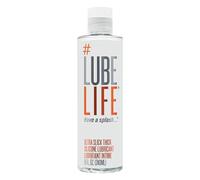 Lube Life Ultra Thick Slick Silicone-Based Lubricant, Water Resistant, Thick Silicone Lube for Men, Women and Couples, 240 ml