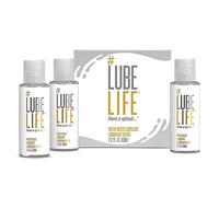 Lube Life Water-Based Personal Lubricant Travel Pack, Water-Based Lube for Men, Women and Couples, Non-Staining, 60 ml (Pack of 3)