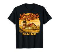 Lubec Maine West Quoddy Head Lighthouse Souvenir T-Shirt
