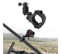 LUBELE UTV ATV Camera Mount Holder for Go Pro Hero 9 8 7 6 5 4 SJ DJL for 1'' 1.5'' 1.75'' 2'' Roll Bar Roll Cage Tube Multi-Adjustable 360° Rotation