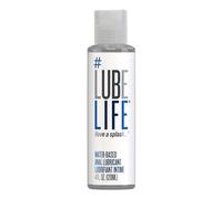 LubeLife Water-Based Anal Lubricant, Deep Comfort Personal Lube for Men, Women, and Couples, 4 Fl Oz