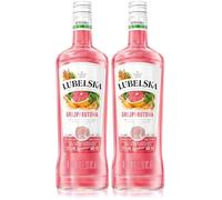 Lubelska Grapefruit Flavoured Vodka Liqueur 500ml | Premium Polish Spirit | Perfect for Cocktails & Gifting (25% ABV) (Pack of 2)