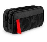 Lubgitsr Large Capacity Pencil Cases,Big Storage Pencil Pouch Pencil Case for Boys Girl Portable Office Stationary Organiser Supplies Makeup Bag Back to School Supplies, Camouflage Black