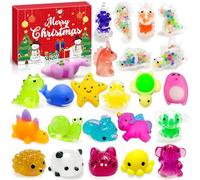 Lubibi 24pcs Mochi Squishy Toy Advent Calendar 2025,Christmas Countdown Advent Calendar,Stress Relief Toys, Advent Calendar Filler With Pandas, Christmas Stocking Fillers Surprises Present For Kids