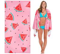 Lubibi Beach Towel, 80 * 160cm Oversized Microfiber Beach Towel for Adult, Lightweight Extra Large Quick Drying Sand Free Pool Towel for Swimming, Sports, Beach, Gym