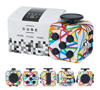 Lubibi Fidget Toy Cube Dice Fidget Toys Unique Design Age 5+ With Six Different Function Anti-stress Stress Relieve Toys ADHD OCD Autism Killing Time Classroom Workplace Toy Gift For Adult And Children