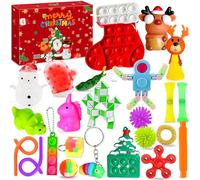 Lubibi Fidget Toys Advent Calendar 2025 24 Days Christmas Countdown Calendar For Children Stress relief Fidget Sensory Toys Christmas Countdown Toys Gifts For Kids Boys Girls ages 3 4 5 6 7 8 9 10