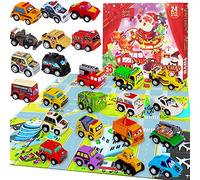 Lubibi Toys Advent Calendar 2025,24 Pull Back Cars Toys Set With Game Map For Kids,24-Days Christmas Countdown Days Calendar Party Favours, Christmas Birthdays Surprised Gift For Kids Boys Girls