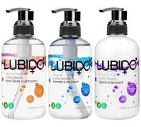 Lubido Lube Variety Pack - 750ml - Anal, Original & Hybrid - Water Based Paraben Free Intimate Gel - 250ml (Pack of 3)