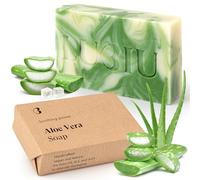 lubiu Aloe Vera Soap Bar - 100g Natural Soap Bar for All - as Body & Hand & Bath & Face - Handmade - Scented