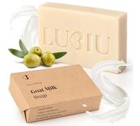 lubiu Goats Milk Soap Bar - 100g Natural Soap Bar for All - Body & Hand & Bath & Face - Handmade - Scented