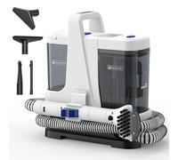 Lubluelu 4 Modes Carpet Cleaner Machine with Inhalation Mode&Steam&Hot&Cold Water System Powerful Suction Upholstery Cleaner Machine with UI Display Crevice Brush Cleaner for Pet with Specialty Tools