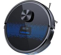 Lubluelu Robot Vacuum Cleaner with Mop, 2 in 1 Robot Vacuum 5000Pa Suction Lidar Navigation, 5 Real-Time Mapping 10 No-go Zone, Wifi/App/Alexa Robotic Vacuum Cleaner for Pet Hair Carpet (Black)