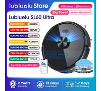 Lubluelu SL60 Ultra Robot Vacuum Mop 3-in-1 5000Pa Strong Suction Easy cleaning of long hair dog hair 24 No-Go Zones sl60 max