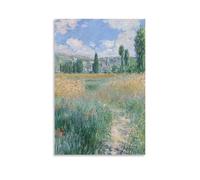 LUBOYANG Claude Monet Path on The Island Poster; Canvas Print Poster Wall Art Decorative Painting; Unframe; 16x24inch(40x60cm)
