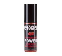 Lubricant booster massage oil strawberry power by eros