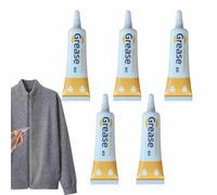 Lubricant for Metal Nylon Zippers - Multi-Pack Grease Tubes, Easy-Glide Repair Kit | Anti-Stick Zipper Maintenance Set, Smooth-Action Lubrication Kit with Long-Lasting Formula for Jackets Bags Luggage