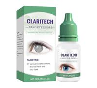 Lubricating Eye Drops, With Instant Hydration, 10ml, Moisturizing Eye Solution, Vision Care Moisturizer Drops, Non-Stinging Formula, For Morning, Day, Nighttime, Before Makeup, Travel, Home, Vacation