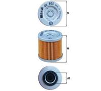 Lubrication Oil Filter Mahle OX805 Fits APRILIA HUSQVARNA Filter Insert