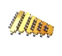 Lubrication System Manifold Block, Pneumatic Adjustable Oil Distributor Hose Barb 2-7 Way Brass/Aluminum 6mm/4mm Gold Tone(Tka-5)