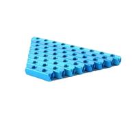 Lubrication System Manifold Block, Pneumatic Manifold Block Splitter 1/4 PT Port Aluminum Centralized Lubrication Multi-Size(4 Way 7 Port)