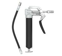 Lubrimatic 30-800 Heavy Duty Mini Grease Gun w/Pipe and Hose, Black/Silver