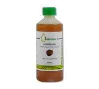 Lubrisolve 100% Pure Cold-Pressed Linseed Oil - Natural Wood Treatment & Horse Feed Supplement - 500 ml - Premium Quality, Chemical-Free