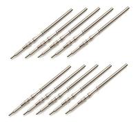 Lubrol 10 Pieces Movement Watch Steel Shaft Crown Kit Watch Parts NH35 NH36 NH38 NH39 Clock Movement Watch Spare Parts, silver