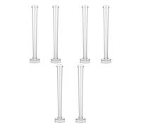 Lubrol 6 Piece Candle Mould Silicone Tapered Candle Holder Candle Cone Emergency Candle Set