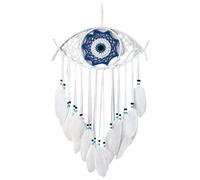 Lubrol Eye Dream Catcher for Bedroom Macrame Dream Catcher Woven One Hand Wall Hanging Home Decoration Good Luck Blessing Gift, 1