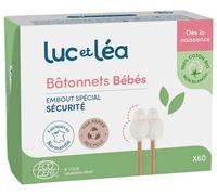 Luc et Léa Organic Baby Sticks 60 Units