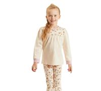 Luca and Rosa Floral Print Girls Pyjamas - 1-2 years - Pink