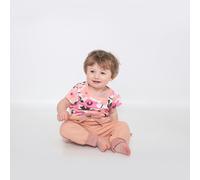 Luca and Rosa Girls Pink Jersey Lounge Tee - 2-3 Years - Pink